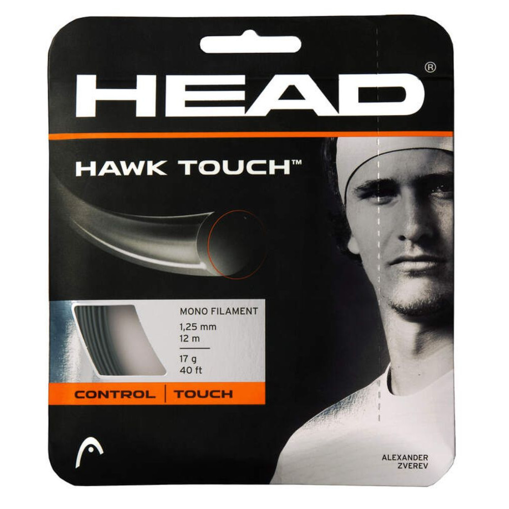 Head Hawk touch tenis strune 12m 125 antracitna